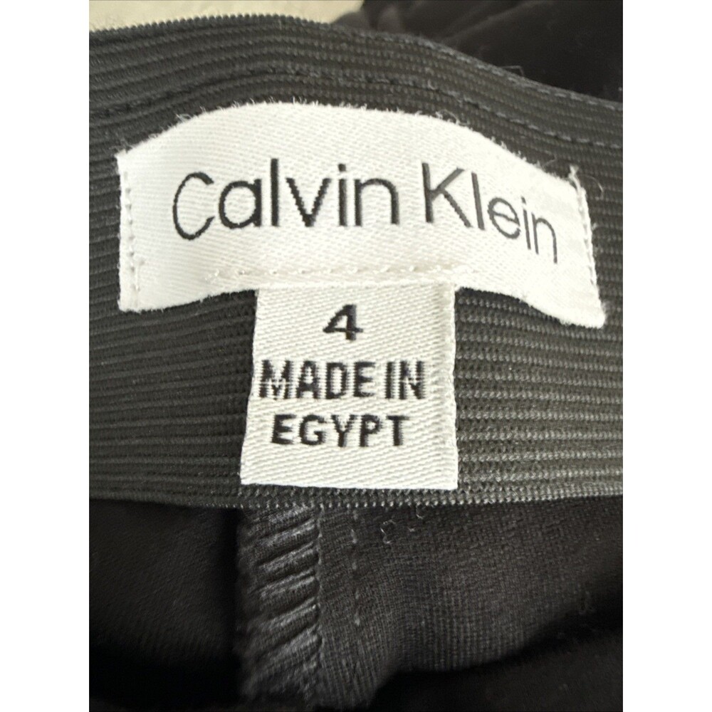 Calvin Klein - Black Dress Pants - Size 4 - Picture 3 of 3